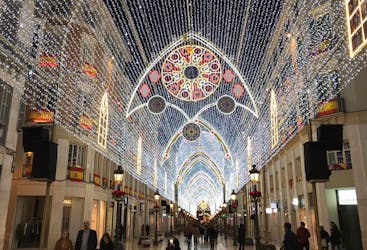 Malaga Christmas Lights with Brewery Tour and Tasting